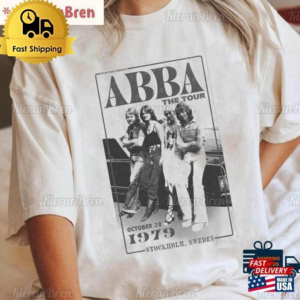 Abba The Tour 1979 Shirt Band   Unisex